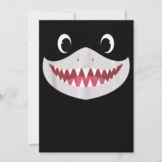 Baby Shark Halloween - Cute Shark Gifts Inbjudningar (Framsida)