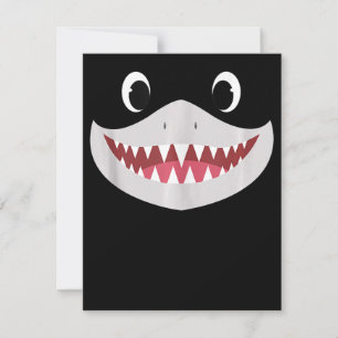 Baby Shark Halloween - söta hajpresenter Inbjudningar