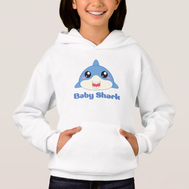 "Baby Shark Kids T-Shirt – Cute & Fun Graphic Tee  (Framsida)