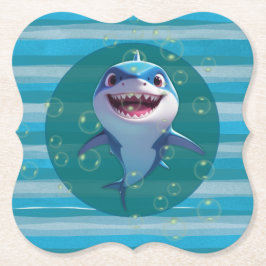 Baby Shark Pappersfärger Underlägg Papper