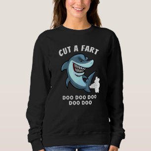 Baby Shark Parody Farting Gag Joke För manar och W T Shirt