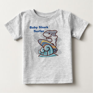 Baby Shark Surfer T Shirt
