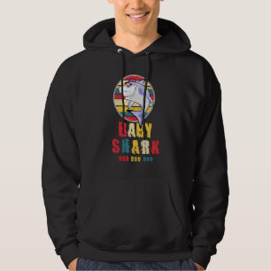 Baby Shark Vintage Retro Doo Doo för Baby för flic Hoodie