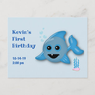 Baby Shark Vykort