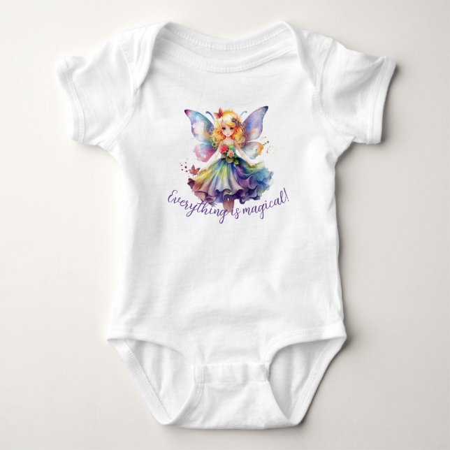 Baby Shirt Allting är Magic Fairy Bodykostym T (Framsida)