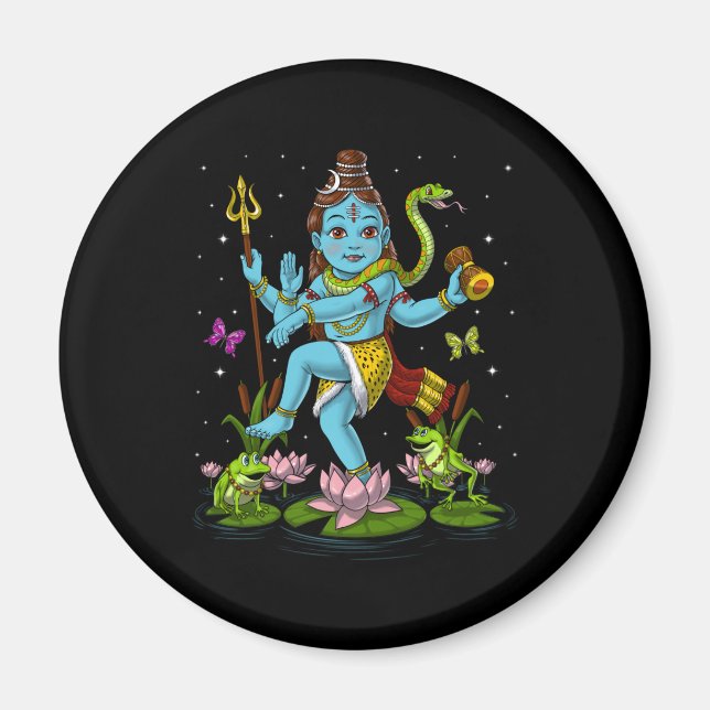 Baby Shiva Nataraja Magnet (Framsidan)