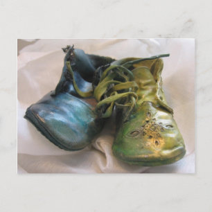 Baby Shoes vycard Vykort