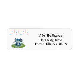 Baby Shower-Adressetiketter, Personlig Adress Returadress Etikett