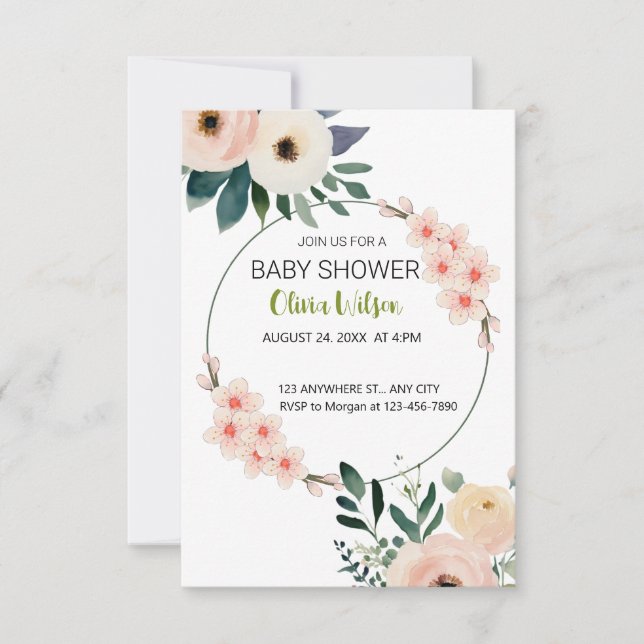 BABY SHOWER-ANBUDSINFORDRAN (Framsida)