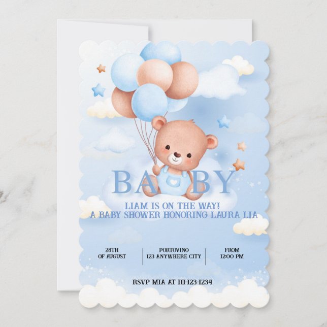 BABY SHOWER-ANBUDSINFORDRAN INBJUDNINGAR (Framsida)