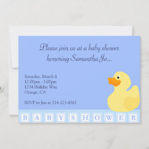 Baby Shower Anka Inbjudningar