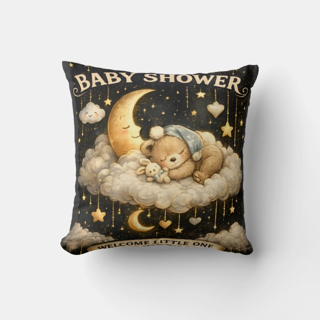 Baby Shower-äventyr Kudde (Framsida)