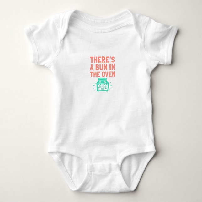 Baby Shower Baby Announcement Baby Gift Funny Tee (Framsida)