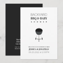 Baby Shower Backyard BBQ Co-Ed Par Simple