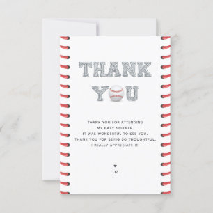Baby Shower Baseball Tack Kort