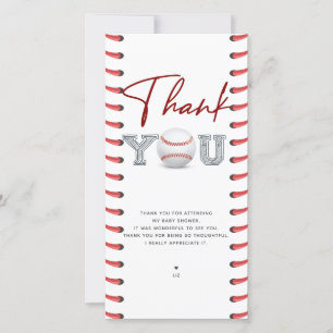 Baby Shower Baseball Tack Kort