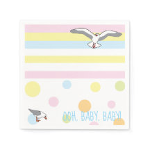 Baby Shower Beach Boll Napkins