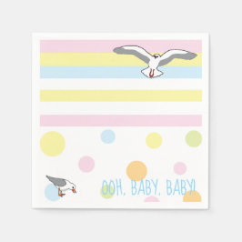 Baby Shower Beach Boll Napkins Pappersservett