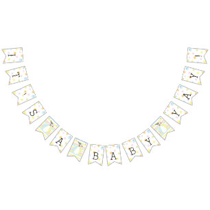 Baby Shower Beach Boll, Swallowtail Banner Vimplar