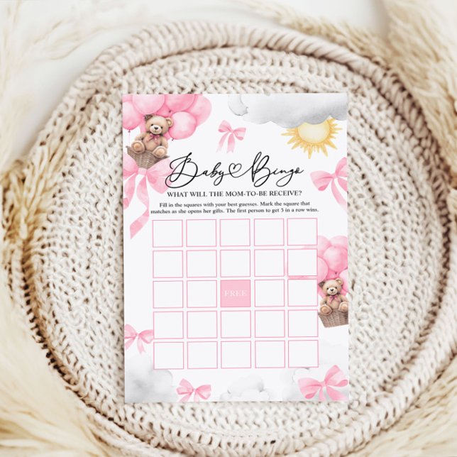 Baby Shower Bingo Game, Bear Baby Bingo Game (Skapare uppladdad)