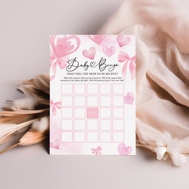 Baby Shower Bingo Game, Valentine Baby Bingo Game (Skapare uppladdad)