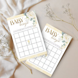 Baby Shower Bingo-spel – Det är en pojke Guld ball