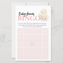 Baby Shower Bingo-spel | Golden Retriever Girl