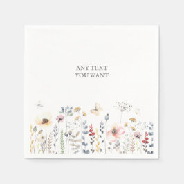 BABY SHOWER, BLOMMIGT, BOTANICAL BABY SHOWER INVIT PAPPERSSERVETT