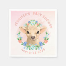 Baby Shower Blommigt för Rosa av kute