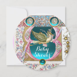 BABY SHOWER,BLOMMIGT GEMSTONES INBJUDNINGAR