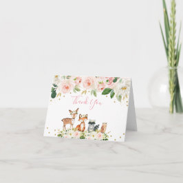 Baby Shower  Blommigt Tack