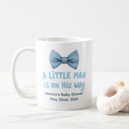 Baby Shower Blue Bow Tie Little Man Mugg