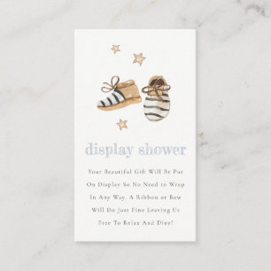 Baby Shower Blue Essentials Visning Baby Shower Tilläggskort