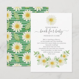 Baby Shower Bok för färsk Daisy för Baby Tilläggskort