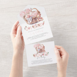 Baby Shower & Bokar för Baby Baby Basket