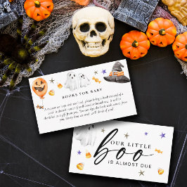 Baby Shower Bokar för Baby Halloween Tilläggskort