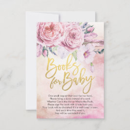 Baby Shower Bokar för Baby / Hämta en bok-begäran Inbjudningar