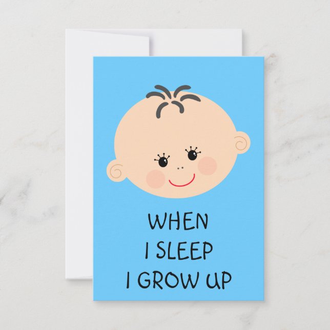 Baby Shower Boy Inbjudningar (Framsida)