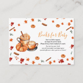 Baby Shower Brewing Pumpkin Spice Bokar för Baby Tilläggskort