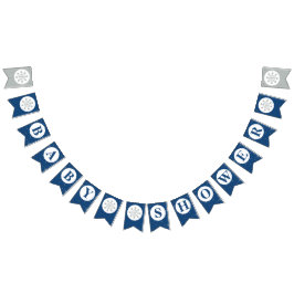 Baby Shower Bunting Flaggor - Boy Babydusch