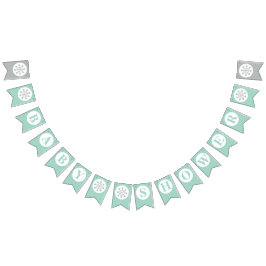 Baby Shower Bunting Flaggor - Boy Babydusch