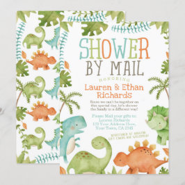 Baby Shower by Mail Dinosaur Inbjudningar