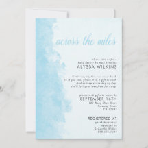 Baby Shower by Mail Elegant Bläck Tvättar Blue