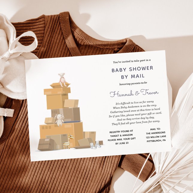Baby Shower by Mail Gender Neutral Inbjudningar (Skapare uppladdad)