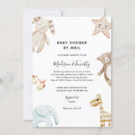 Baby Shower by Mail-inbjudan Inbjudningar