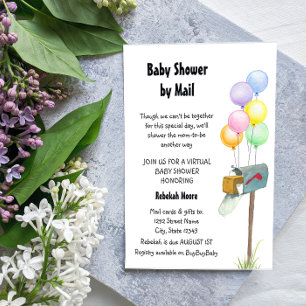 Baby Shower by Mail Invitation Inbjudningar