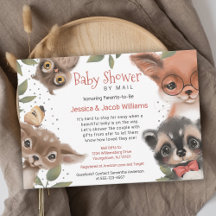 Baby Shower by Mail på kute Woodland Animals