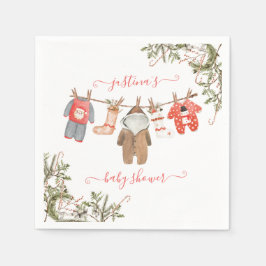 Baby Shower Clothesline Pappersservett