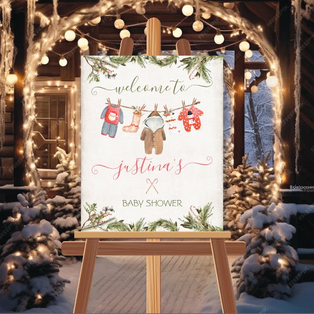 Baby Shower Clothesline Poster (Skapare uppladdad)