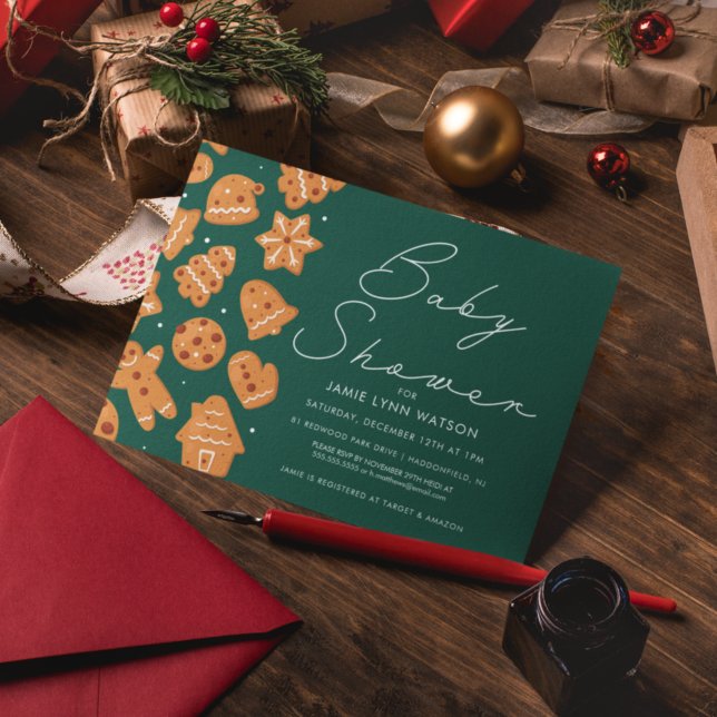 BABY SHOWER | Cookies för bakverk Inbjudningar (Skapare uppladdad)